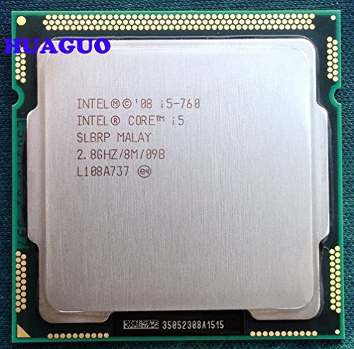 Intel Core i5-760 2.8 GHz 8 MB Cache 4 Cores Socket LGA1156 Processor