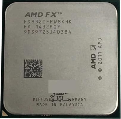 YNRSUFW AMD FX-Series FX-8320 FX 8320 FX8320 3.5 GHz Eight-Core CPU Processor FD8320FRW8KHK Socket AM3+, ZL666