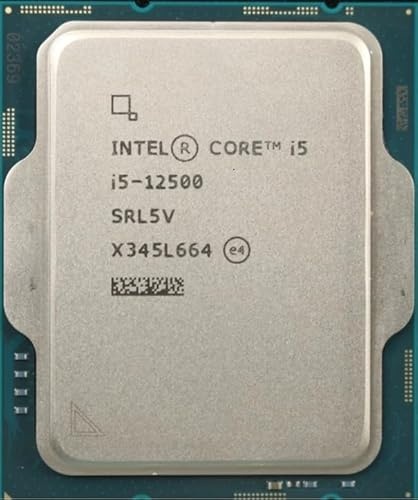 Intel Core i5-12500 6 Core Desktop Processor (Up to 4.6GHz) LGA 1700 – UHD Graphics 770 – 18MB Cache (OEM Tray Version, Cooler Not Included) – Reliable Performance for Entertainment, Home and Office