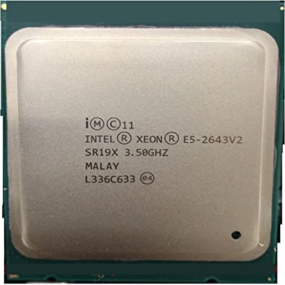 Xeon Prosesor CPU E5-2643V2 Versi Resmi 3.50 GHz 6-Core 25 M LGA2011 E5 2643V2 Cepat Kapal E5-2643 V2 2643
