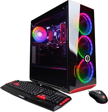 CyberPowerPC Gamer Xtreme VR Gaming PC, GTX 1660, i5-9400F, 8 GB DDR4, 120 GB PCIe NVMe M.2 SSD + 1 TB HDD Image