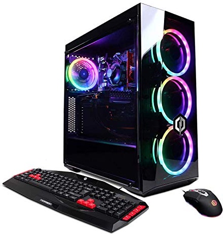 CyberPowerPC Gamer Xtreme VR Gaming PC, GTX 1660, i5-9400F, 8 GB DDR4, 240 GB PCIe NVMe M.2 SSD + 1 TB HDD Image