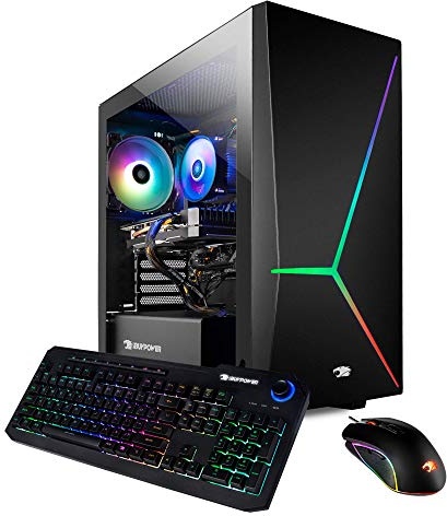 iBUYPOWER Gaming PC, RTX 2060, i7-10700F, 16 GB DDR4, 480 GB PCIe NVMe M.2 SSD + 2 TB HDD Image