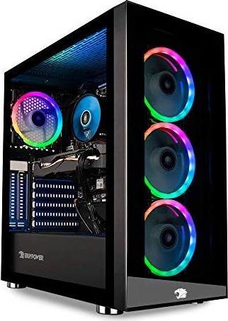 iBUYPOWER Pro Gaming PC, GTX 1660 Ti, i7-11700F, 16 GB DDR4, 240 GB PCIe NVMe M.2 SSD + 1 TB HDD Image