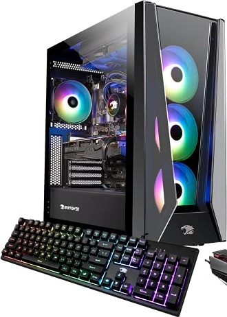iBUYPOWER Pro Gaming PC, RTX 3090, i9-11900KF, 32 GB DDR4, 1 TB PCIe NVMe M.2 SSD + 2 TB HDD Image