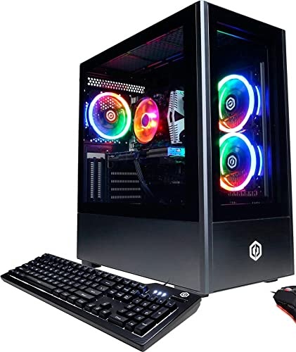 CyberPowerPC Gamer Xtreme Gaming PC, RTX 3060 Ti, i7-11700F, 16 GB DDR4, 500 GB PCIe NVMe M.2 SSD + 1 TB HDD Image