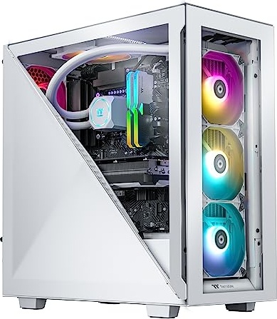 Thermaltake LCGS Avalanche i477T AIO Liquid Cooled CPU Gaming PC, RTX 4070 Ti, i7-13700KF, 32 GB DDR5, 2 TB PCIe NVMe M.2 SSD Image