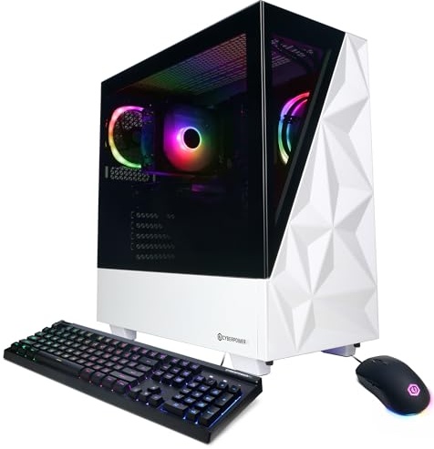 CyberPowerPC Gamer Xtreme VR Gaming PC, RTX 4060 Ti 16 GB, i7-14700F, 16 GB DDR5, 1 TB PCIe NVMe M.2 SSD Image