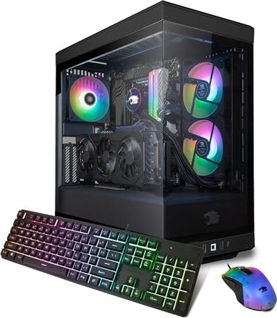 iBUYPOWER Gaming PC, RTX 4060 Ti 16 GB, i7-13700F, 32 GB DDR5, 2 TB PCIe NVMe M.2 SSD Image