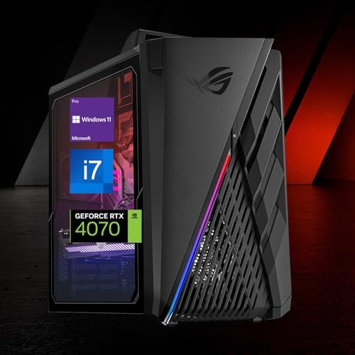 ASUS ROG Gaming PC, RTX 4070, i7-13700KF, 64 GB DDR5, 2 TB PCIe NVMe M.2 SSD Image
