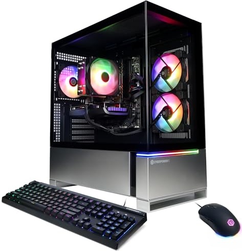 CyberPowerPC Gamer Master Gaming PC, RTX 4060 Ti 8 GB, Ryzen 7 8700F, 16 GB DDR5, 1 TB PCIe NVMe M.2 SSD Image