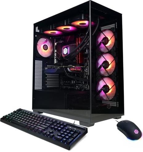 CyberPowerPC Gamer Xtreme VR Gaming PC, RTX 4070 SUPER, i9-14900KF, 32 GB DDR5, 2 TB PCIe NVMe M.2 SSD Image