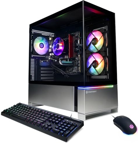 CyberPowerPC Gamer Xtreme VR Gaming PC, RTX 4060, i5-13400F, 16 GB DDR5, 1 TB PCIe NVMe M.2 SSD Image