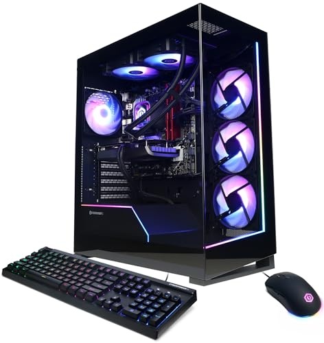 CyberPowerPC Gamer Xtreme VR Gaming PC, RTX 4070 SUPER, Ultra 7 265KF, 32 GB DDR5, 2 TB PCIe NVMe M.2 SSD Image