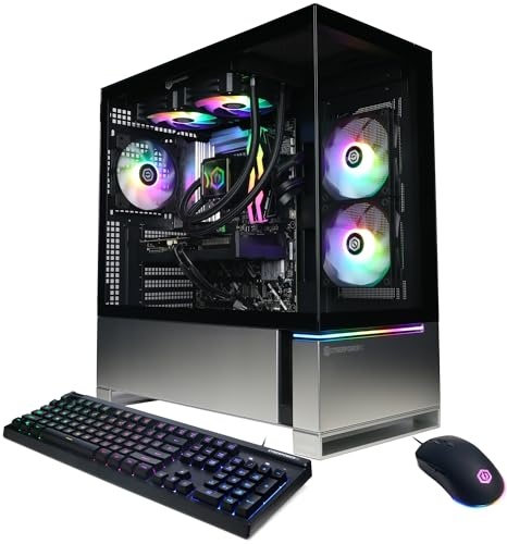 CyberPowerPC Gamer Supreme Gaming PC, RX 9070 XT, Ultra 7 265KF, 32 GB DDR5, 2 TB PCIe NVMe M.2 SSD Image