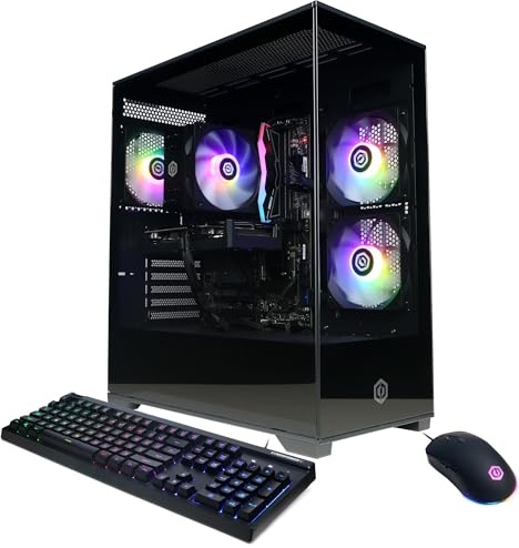 CyberPowerPC Gamer Supreme Gaming PC, RTX 5060 Ti, Ryzen 5 8400F, 16 GB DDR5, 1 TB PCIe NVMe M.2 SSD Image