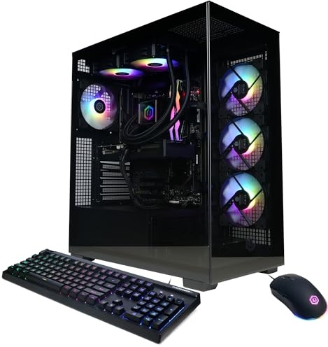CyberPowerPC Gamer Supreme Gaming PC, RX 9070 XT, Ryzen 7 9700X, 32 GB DDR5, 2 TB PCIe NVMe M.2 SSD Image