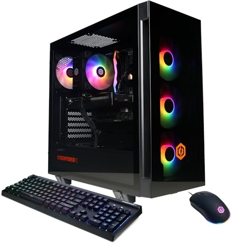CyberPowerPC Gamer Xtreme VR Gaming PC, RTX 5050, Ultra 5 225, 16 GB DDR5, 1 TB PCIe NVMe M.2 SSD Image