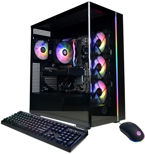 CyberPowerPC Gamer Master Gaming PC, RTX 5060 Ti, Ryzen 7 8700F, 16 GB DDR5, 1 TB PCIe NVMe M.2 SSD Image