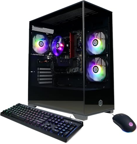 CyberPowerPC Gamer Xtreme VR Gaming PC, RTX 5060, i5-13400F, 16 GB DDR5, 1 TB PCIe NVMe M.2 SSD Image