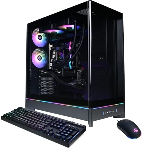 CyberPowerPC Gamer Xtreme VR Gaming PC, RX 9060 XT, Ultra 7 265F, 16 GB DDR5, 2 TB PCIe NVMe M.2 SSD Image
