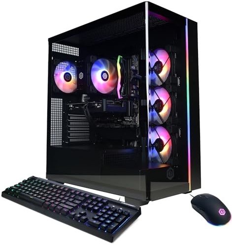 CyberPowerPC Gamer Xtreme VR Gaming PC, RX 9060 XT, Ryzen 7 8700F, 16 GB DDR5, 2 TB PCIe NVMe M.2 SSD Image