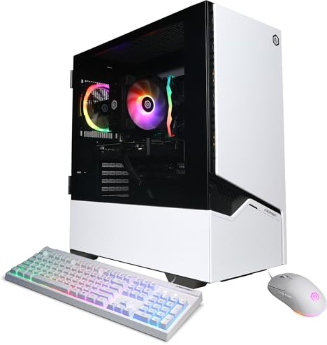 CyberPowerPC Gamer Xtreme VR Gaming PC, RX 9060 XT, Ryzen 5 8400F, 16 GB DDR5, 1 TB PCIe NVMe M.2 SSD Image