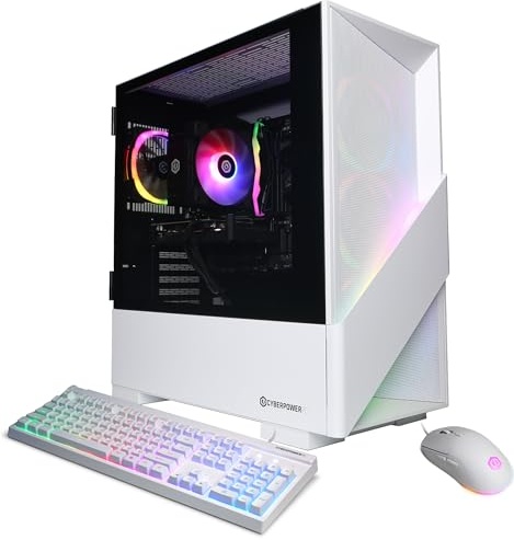 CyberPowerPC Gamer Xtreme VR Gaming PC, RX 9060 XT, i5-14400F, 16 GB DDR5, 1 TB PCIe NVMe M.2 SSD Image