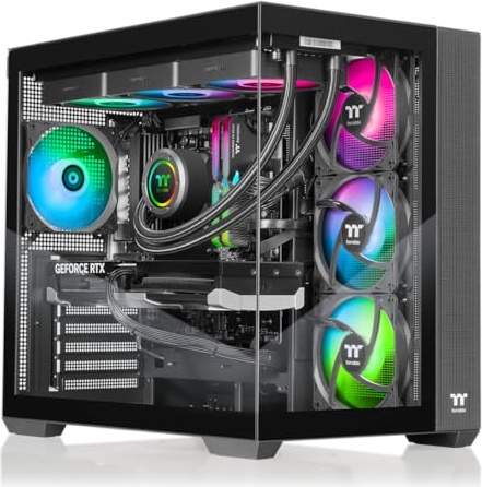 Thermaltake LCGS View u2880-380 Gaming PC, RTX 5080, Ultra 9 285K, 32 GB DDR5, 2 TB PCIe NVMe M.2 SSD Image
