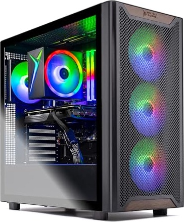Skytech Gaming Chronos 3 Gaming PC, RX 9070, Ryzen 5 9600X, 16 GB DDR5, 1 TB PCIe NVMe M.2 SSD Image