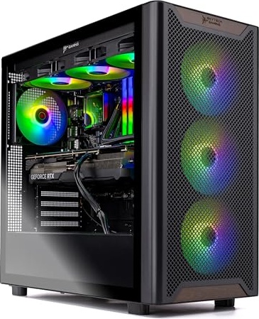 Skytech Gaming Chronos 3 Desktop PC, Ryzen 7 7800X3D 4.2 GHz (5GHz), NVIDIA RTX 5080 16GB, X670 Board, 2TB Gen4 NVMe SSD, 32GB DDR5 RAM 6000 RGB, 850W Gold ATX 3 PSU, 360mm ARGB AIO, Wi-Fi, Win 11 Image