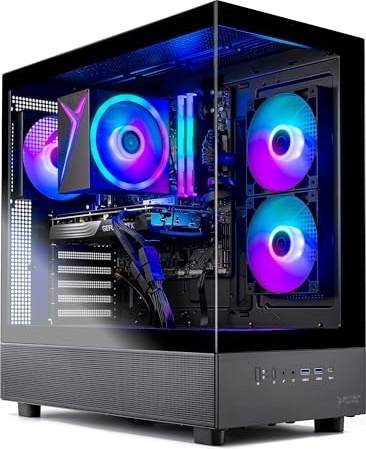 Skytech Gaming Azure 3 Gaming PC, RTX 5060 Ti 16 GB, Ryzen 5 9600X, 16 GB DDR5, 1 TB PCIe NVMe M.2 SSD Image