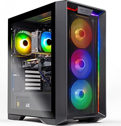 Skytech Gaming Nebula Gaming PC, RTX 5060 Ti 16 GB, Ryzen 7 5700, 32 GB DDR4, 1 TB PCIe NVMe M.2 SSD Image