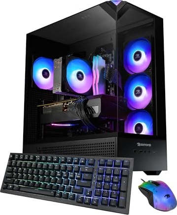 iBUYPOWER Element Black Gaming PC, RTX 5060 Ti, i9-14900F, 32 GB DDR5, 1 TB PCIe NVMe M.2 SSD Image