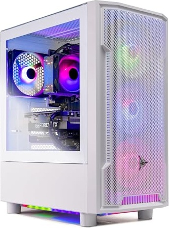 Skytech Gaming Archangel Gaming PC, RTX 5060 Ti 16 GB, Ryzen 5 5600X, 16 GB DDR4, 1 TB PCIe NVMe M.2 SSD Image