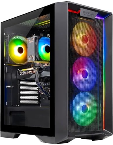 Skytech Gaming Nebula Gaming PC, Arc B580, Ryzen 5 5600X, 16 GB DDR4, 1 TB PCIe NVMe M.2 SSD Image