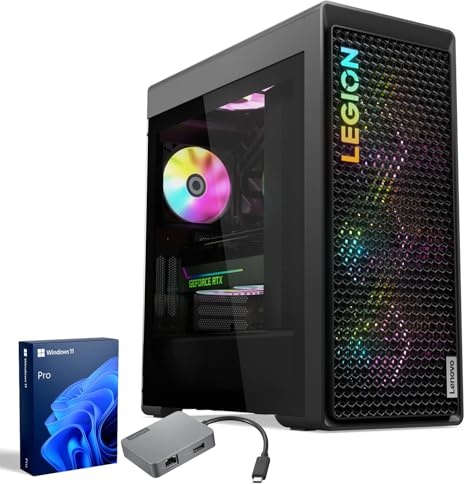 Lenovo Legion Tower 7i Gen 8 Intel i9-14900KF, NVIDIA GeForce RTX 4080 Super Premium Pro Gaming PC, RTX 4080 SUPER, i9-14900KF, 32 GB DDR5, 2 TB PCIe NVMe M.2 SSD Image