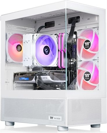 Thermaltake LCGS View u2460TS-170 Gaming PC, RTX 5060 Ti, Ultra 5 245KF, 32 GB DDR5, 1 TB PCIe NVMe M.2 SSD Image