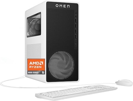 HP OMEN 16L Gaming PC, RTX 5060, Ryzen 5 8500G, 16 GB RAM, 1 TB PCIe NVMe M.2 SSD Image