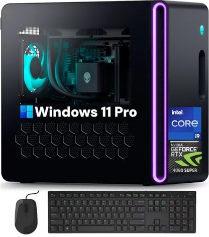 Alienware Aurora R16 Gaming PC, RTX 4080 SUPER, i9-14900KF, 64 GB DDR5, 4 TB PCIe NVMe M.2 SSD + 2 TB HDD Image