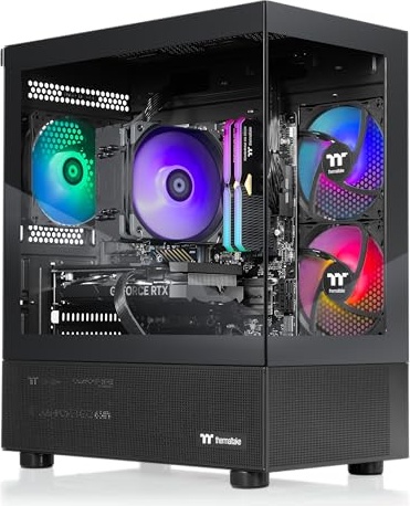 Thermaltake LCGS View 7660-170 Gaming PC, RTX 5060, Ryzen 5 7600X, 32 GB DDR5, 1 TB PCIe NVMe M.2 SSD Image