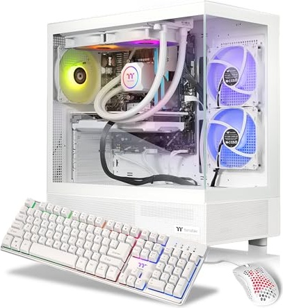 Thermaltake LCGS View 7896XS-270 Gaming PC, RX 9060 XT 16 GB, Ryzen 7 7800X3D, 32 GB DDR5, 1 TB PCIe NVMe M.2 SSD Image