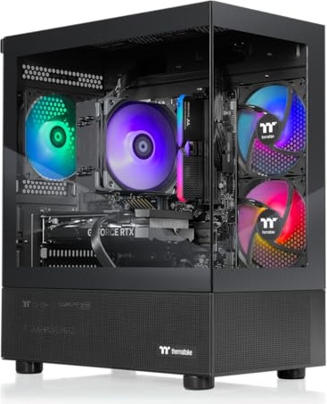 Thermaltake LCGS View 9660T-170 Gaming PC, RTX 5060 Ti, Ryzen 5 9600X, 16 GB DDR5, 1 TB PCIe NVMe M.2 SSD Image