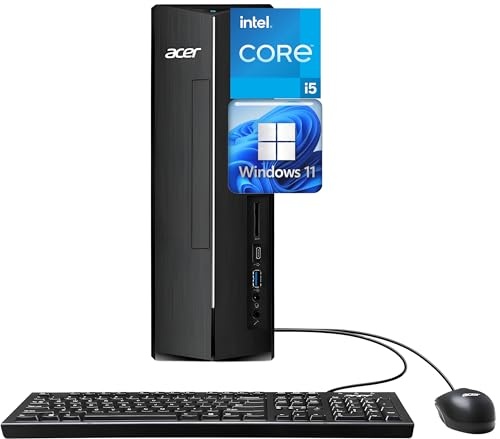 acer 2025 SFF Gaming PC, UHD Graphics 730, i7-11700, 64 GB RAM, 1 TB PCIe NVMe M.2 SSD Image
