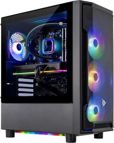 Skytech Gaming Shadow Gaming PC, RTX 5060 Ti 16 GB, Ryzen 7 7800X3D, 32 GB DDR5, 1 TB PCIe NVMe M.2 SSD Image