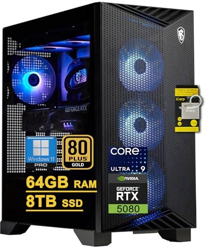 msi Aegis R2 AI 2nd Gaming PC, RTX 5080, Ultra 9 285, 64 GB DDR5, 8 TB PCIe NVMe M.2 SSD Image