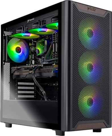 Skytech Gaming Chronos 3 Gaming PC, RTX 5050, i7-13700F, 16 GB DDR4, 1 TB PCIe NVMe M.2 SSD Image