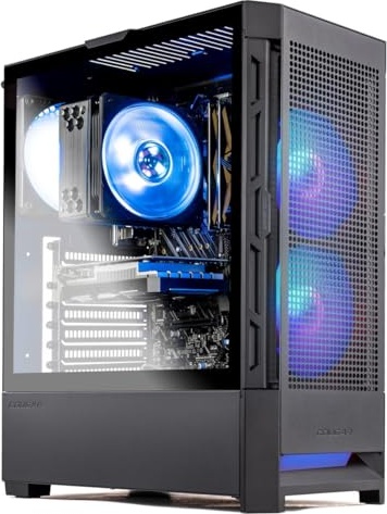 Skytech Gaming Blaze4 Mini Gaming PC, RTX 5050, Ryzen 5 5500, 16 GB DDR4, 1 TB PCIe NVMe M.2 SSD Image