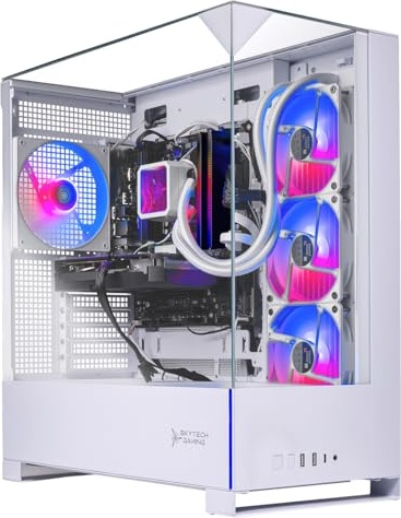 Skytech Gaming Archangel 5 Gaming PC, RTX 5070, i7-13700F, 16 GB DDR4, 1 TB PCIe NVMe M.2 SSD Image