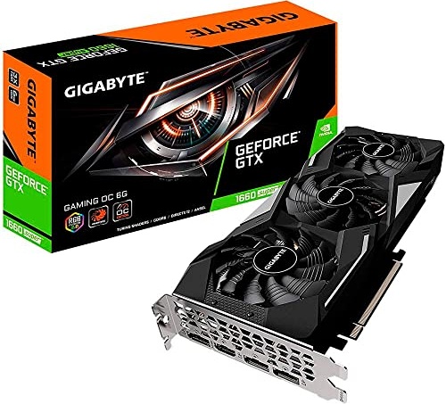 GIGABYTE GeForce GTX 1660 Super Gaming OC 6G Graphics Card, 3X Windforce Fans, 6GB 192-bit GDDR6, Gv-N166SGAMING OC-6GD Video Card